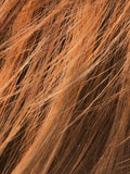 MANGO RED ROOTED 28.31.29 | Blended Medium Copper Red, Copper Red, and Butterscotch Blonde Highlights with Dark Brown Roots