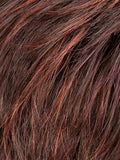 AUBERGINE MIX 131.132.133 | Darkest Brown with hints of Plum at base and Bright Cherry Red and Dark Burgundy Highlights