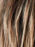 LIGHT BERNSTEIN ROOTED 27.26.12 | Light Brown base with subtle Light Honey Blonde and Light Butterscotch Blonde highlights and Dark Roots