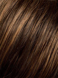 CHOCOLATE MIX 6.830.6 | Warm Medium Brown blended with Medium to Light Reddish Brown on the top, with a Warm Medium Brown at the nape