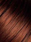 AUBURN ROOTED 33.130.6 | Dark Auburn, Bright Copper Red, and Warm Medium Brown blend with Dark Roots