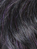 BLACK VIOLETT 131.2.1 | Black and Dark Brown Blend with Vivid Violet highlights throughout