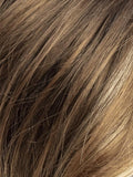 MOCCA LIGHTED 12.830.20 | Light Brown base with Light Caramel highlights on the top only, darker nape